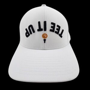 G/Fore Upside Down Tee It Up Golf Hat White Snapback Phelps + Friends Foundation